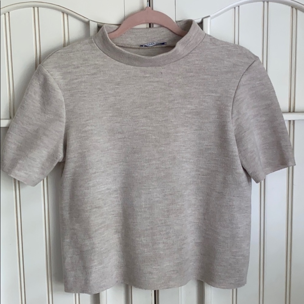 Zara Cropped T-Shirt